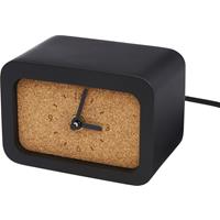 Reloj de sobremesa con cargador inalámbrico de piedra caliza  "Momento"