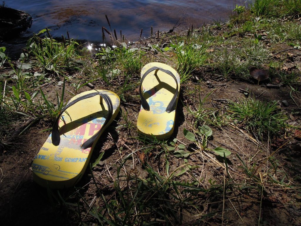 Chanclas con transfer de sublimación