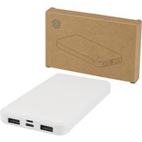 Batería externa de plástico reciclado de 10 000 mAh y 10 W Intan