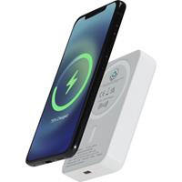 Batería externa inalámbrica magnética de 10 000 mAh y 15 W con PD de 20 W fabricada con plástico reciclado Acrab