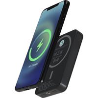 Batería externa inalámbrica magnética de 5000 mAh y 15 W con PD de 20 W fabricada con plástico reciclado Acrab