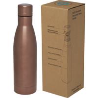 Bidón con aislamiento al vacío de 500 ml de cobre de acero inoxidable reciclado con certificación RCS "Vasa"
