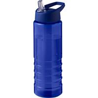 Bidón deportivo con tapa con boquilla de 750 ml "H2O Active® Eco Treble"