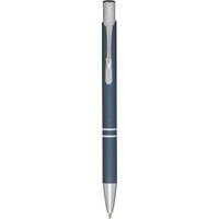 Bolígrafo con empuñadura de tacto suave "Moneta" (tinta negra)