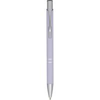Bolígrafo con empuñadura de tacto suave Moneta (tinta negra)