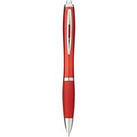 Bolígrafo translúcido de colores personalizado Nash