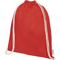 Bolsa con cuerdas de 5 l algodón orgánico OCS de 140 g/m² "Odisha"