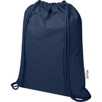 Bolsa con cuerdas de 5 L de algodón reciclado GRS de 180 g/m² Peru Blend