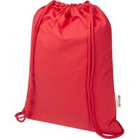 Bolsa con cuerdas de 5 l de algodón reciclado GRS de 180 g/m² "Peru Blend"
