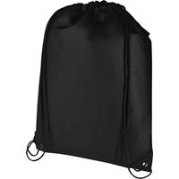 Bolsa de tela sin tejer de material reciclado GRS con cordón de 5 l Evergreen