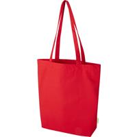 Bolsa Tote de 11 l con fondo ancho algodón orgánico OCS de 180 g/m² "Odisha"