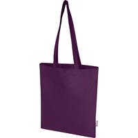 Bolsa Tote de 7 L de algodón reciclado de 140 g/m² con certificado GRS Madras Blend