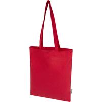 Bolsa Tote de 7 L de algodón reciclado de 140 g/m² con certificado GRS Madras Blend