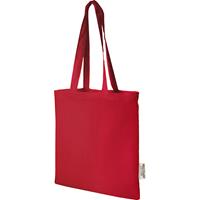 Bolsa Tote de algodón reciclado GRS de 140 g/m2 de 7 L "Madras"