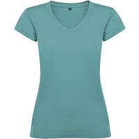 Camiseta de cuello de pico de manga corta para mujer de 155 g/m² Victoria