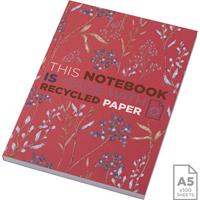 Libreta A5 de tapa blanda con 100 hojas de papel reciclado Novella Austen Colours