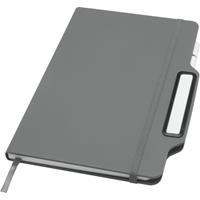 Libreta de tapa dura A5 con combinación de bolígrafo y lápiz Nexus (tinta negra)