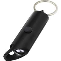 Luz LED IPX de aluminio reciclado y abrebotellas con llavero Flare