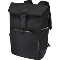 Mochila para portátil de 15" enrollable de material reciclado GRS de 18 L Rhine