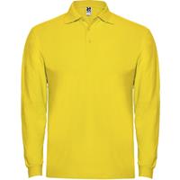 Polo de manga larga para hombre de 220 g/m² Estrella