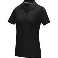 Polo orgánico de manga corta para mujer "Graphite"