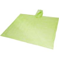 Poncho de lluvia desechable de material reciclado con bolsa de almacenamiento "Mayan"