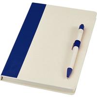 Set de libreta de referencia de tamaño A5 y bolígrafo fabricados con cartones de leche reciclados Dairy Dream