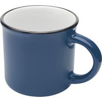 Taza de cerámica de 240 ml Bari con acabado brillante