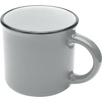 Taza de cerámica de 240 ml Bari con acabado brillante