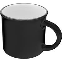 Taza de cerámica de 240 ml Bari con acabado brillante