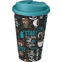Vaso 350 ml con tapa antigoteo Brite-Americano®