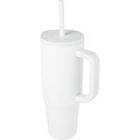 Vaso con aislamiento de 900 ml con certificado RCS y pajita de silicona Brady