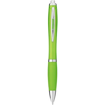 Bolígrafo translúcido de colores personalizado "Nash"