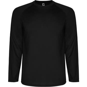 Camiseta deportiva infantil Montecarlo de manga de 150 g/m² larga