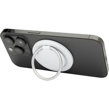 Soporte para teléfono magnético de plástico reciclado con portaanillos Albali