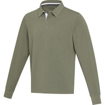 Sudadera tipo polo de rugby unisex Clyde