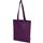 Bolsa Tote de 7 L de algodón reciclado de 140 g/m² con certificado GRS "Madras Blend"