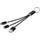 Cable de carga 3 en 1 con llavero "Metal"