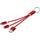 Cable de carga 3 en 1 con llavero "Metal"