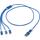 Cable de carga 5 en 1 de aluminio reciclado "Versatile"