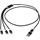 Cable de carga 5 en 1 de aluminio reciclado "Versatile"