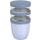 Fiambrera con 3 piezas de 500 ml + 2 × 200 ml Mepal Ellipse