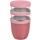 Fiambrera con 3 piezas de 500 ml + 2 × 200 ml Mepal Ellipse