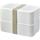 Fiambrera doble de 700+700 ml "MIYO Renew"