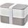 Fiambrera doble de 700+700 ml "MIYO Renew"