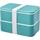 Fiambrera doble de 700+700 ml "MIYO Renew"