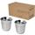 Juego de tazas para espresso de acero inoxidable de 80 ml con certificado RCS "Duo"