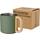 Taza de acero inoxidable reciclado con certificado RCS con aislamiento de cobre de 360 ml Bjorn