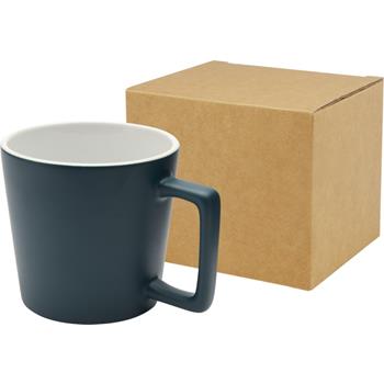 Taza de cerámica de 370 ml con acabado mate Cali