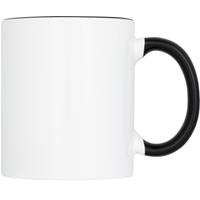 Taza de 350 ml para sublimación con asas e interior de color Pix